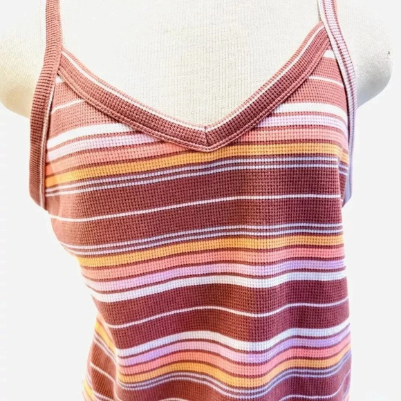 NWT SO GOODS FOR LIFE Juniors Sleeveless Pullover V-Neck Striped Shirt Size XL - Picture 6 of 9